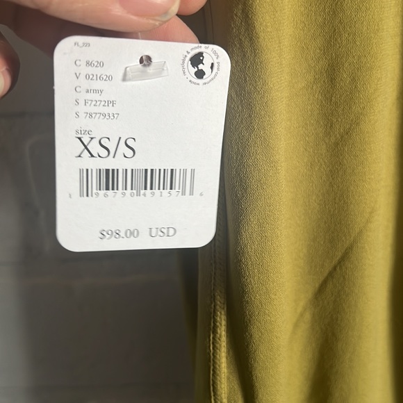 BOGO Free People Movement Good Karma Flare Leggings Army Green Sz. XS/S - Picture 7 of 9